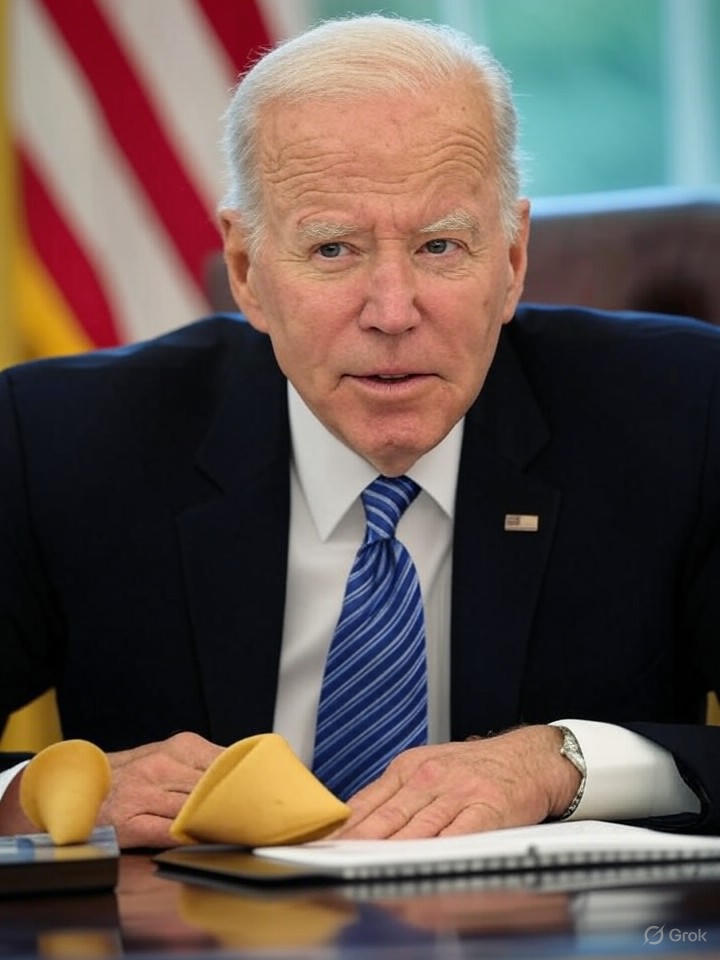 Image that is a representation of Biden's Ghostwriter Admits President's Speeches Are Just Fortune Cookie Wisdoms