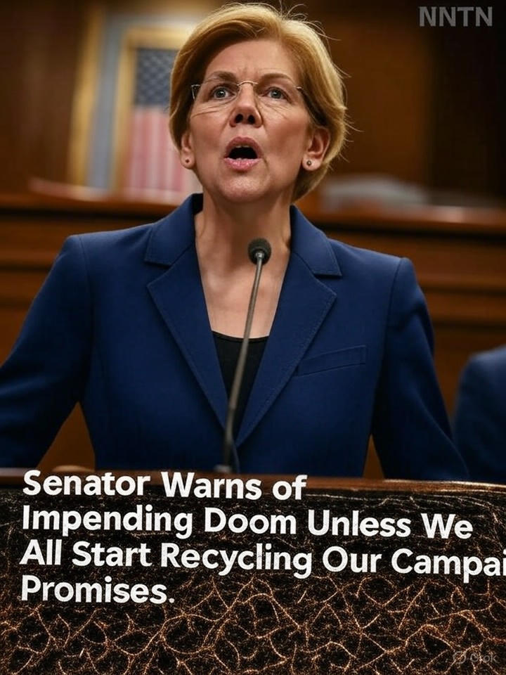 Image that is a representation of Senator Warns of Impending Doom Unless We All Start Recycling Our Campaign Promises