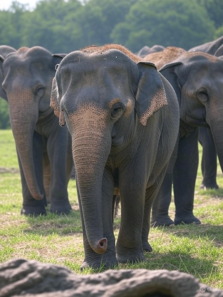 Image that is a representation of Elephants in Zoo Stage Mock Election, Proving They're Smarter Than Most Voters