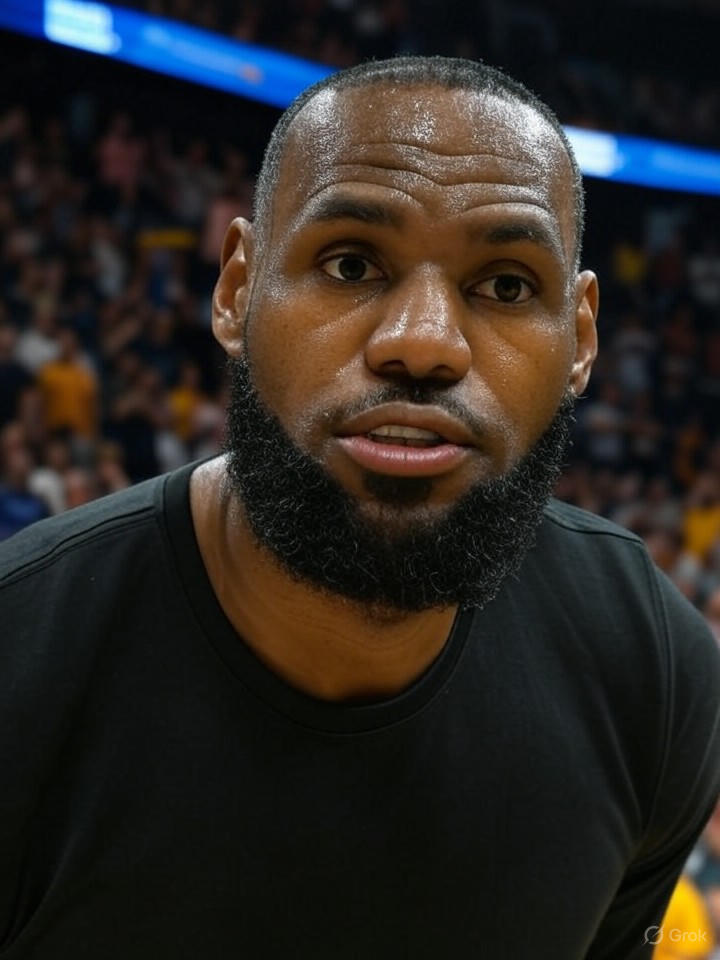 Image that is a representation of NBA Star LeBron James Invents New Dunk: The 'Retirement Fake-Out' to Keep Fans on Edge