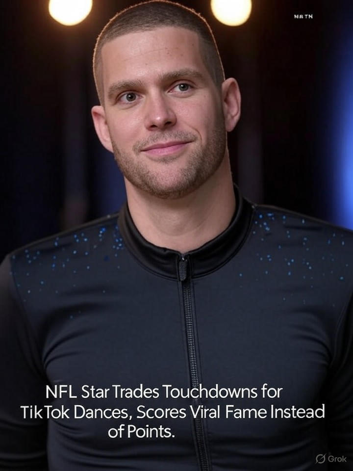 Image that is a representation of NFL Star Trades Touchdowns for TikTok Dances, Scores Viral Fame Instead of Points