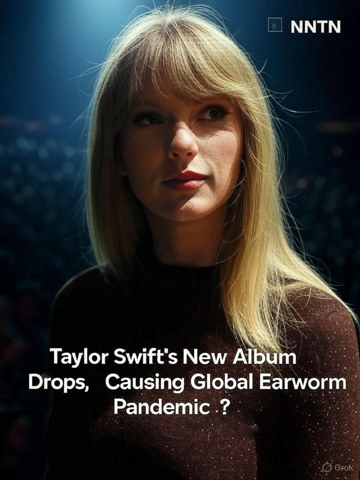 Image that is a representation of Taylor Swift's New Album Drops, Causing Global Earworm Pandemic