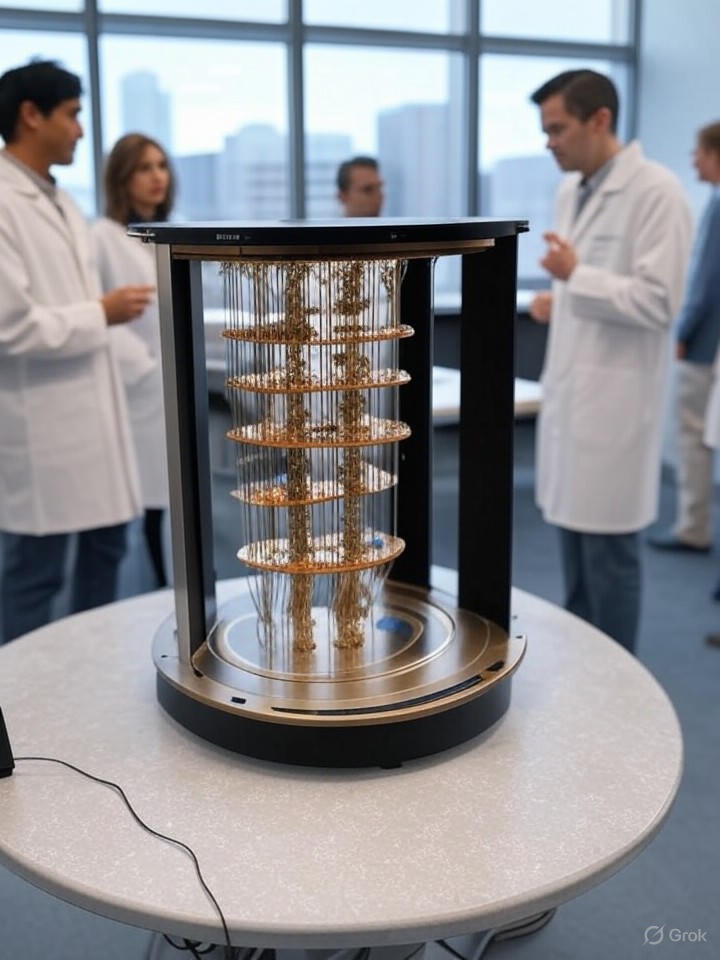 Image that is a representation of Google's Quantum Computer Accidentally Solves World Hunger, But Only for Pixels
