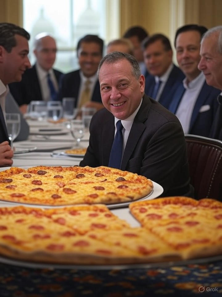 Image that is a representation of Congress Finally Agrees: Pizza Fridays Mandatory in Capitol