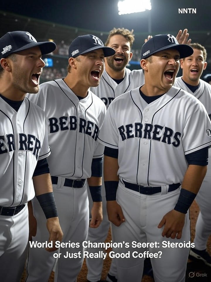 Image that is a representation of World Series Champion's Secret: Steroids or Just Really Good Coffee?