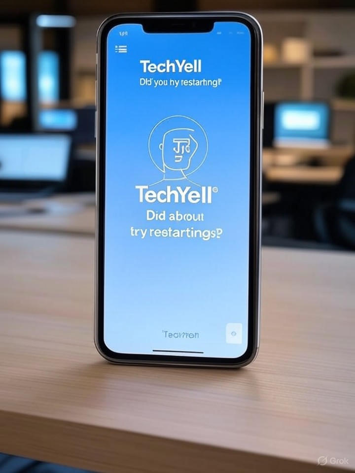 Image that is a representation of Startup Unleashes Revolutionary App That Screams 'Did You Try Restarting?' for Just 99 Cents a Month
