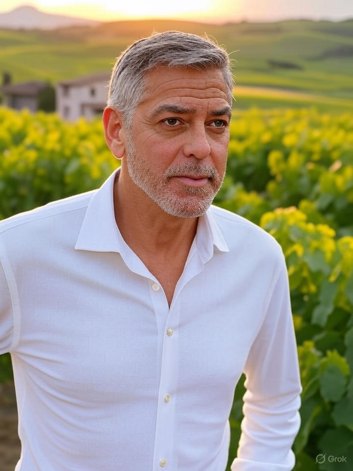 George Clooney Ditches Democrat-Built California Dream for French Wine and Cheese Paradise
