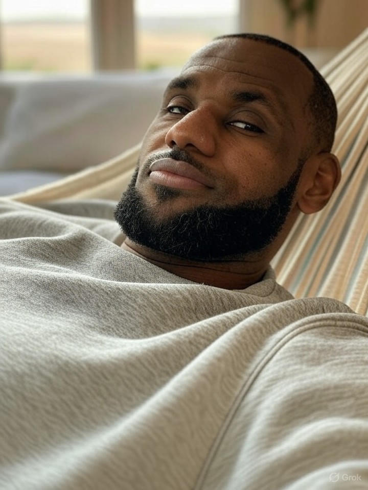 Image that is a representation of NBA Star LeBron James Retires to Become Professional Napper, Cites 'Too Many Dunks' as Reason