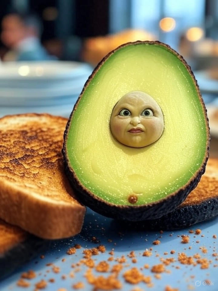 Image that is a representation of Hollywood's Latest Blockbuster: 'Avocado Toast Wars' – The Epic Battle for Brunch Dominance