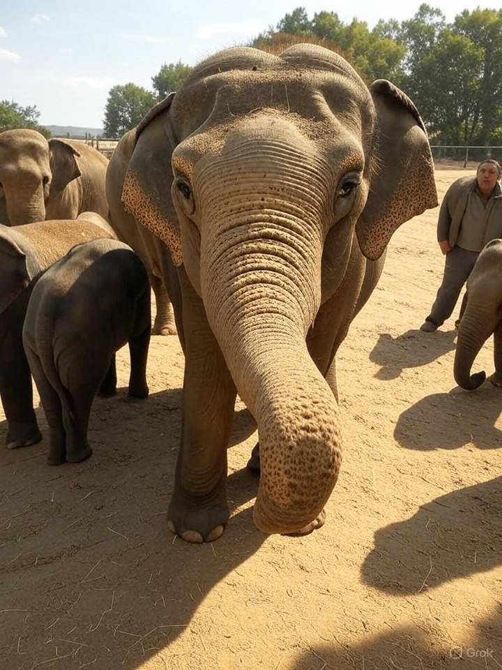 Image for Elephant at Zoo Starts Union, Demands Better Peanuts and Shorter Work Hours Image that is a representation of Elephant at Zoo Starts Union, Demands Better Peanuts and Shorter Work Hours