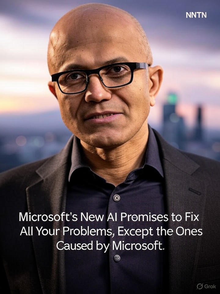 Image for Microsoft's New AI Promises to Fix All Your Problems, Except the Ones Caused by Microsoft Image that is a representation of Microsoft's New AI Promises to Fix All Your Problems, Except the Ones Caused by Microsoft