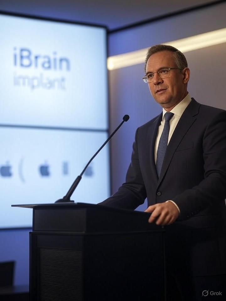 Image for Apple's New iBrain Implant Promises to Make You Smarter, But Only If You Pay the Subscription Fee Image that is a representation of Apple's New iBrain Implant Promises to Make You Smarter, But Only If You Pay the Subscription Fee