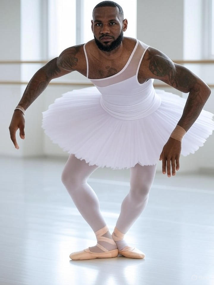 Image for NBA Player Trades Basketball for Ballet, Claims Slam Dunks Are So Last Season Image that is a representation of NBA Player Trades Basketball for Ballet, Claims Slam Dunks Are So Last Season