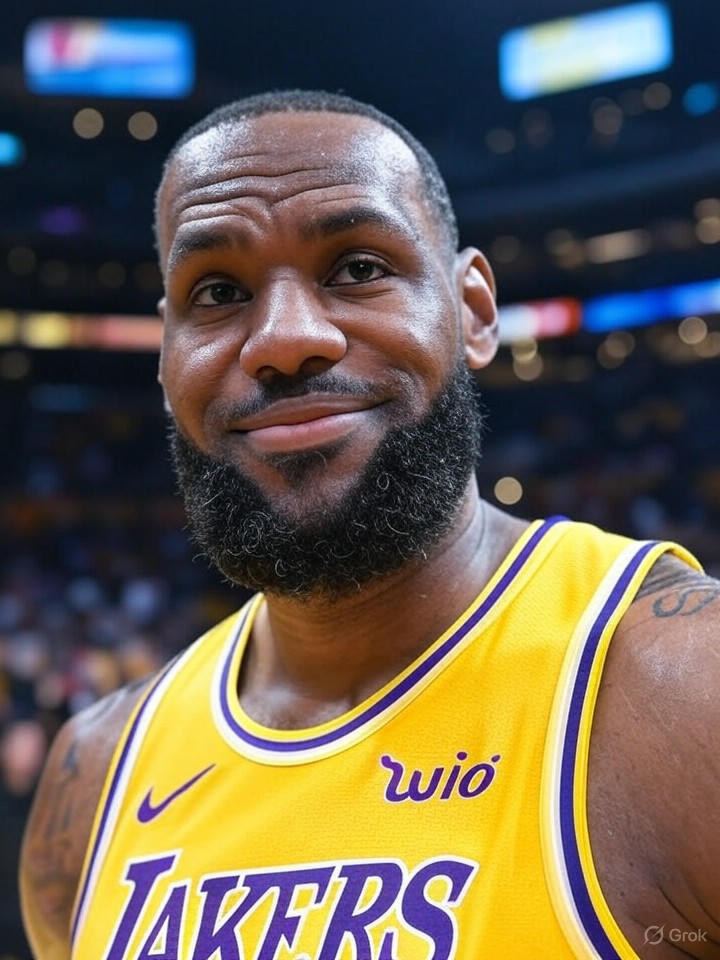 Image that is a representation of NBA Star LeBron James Invents New Dunk: The 'Retirement Fake-Out' to Keep Fans on Their Toes