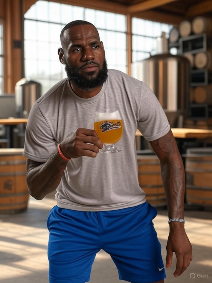 Image for NBA Star Trades Hoops for Hops, Launches Beer Brand Mid-Season Image that is a representation of NBA Star Trades Hoops for Hops, Launches Beer Brand Mid-Season
