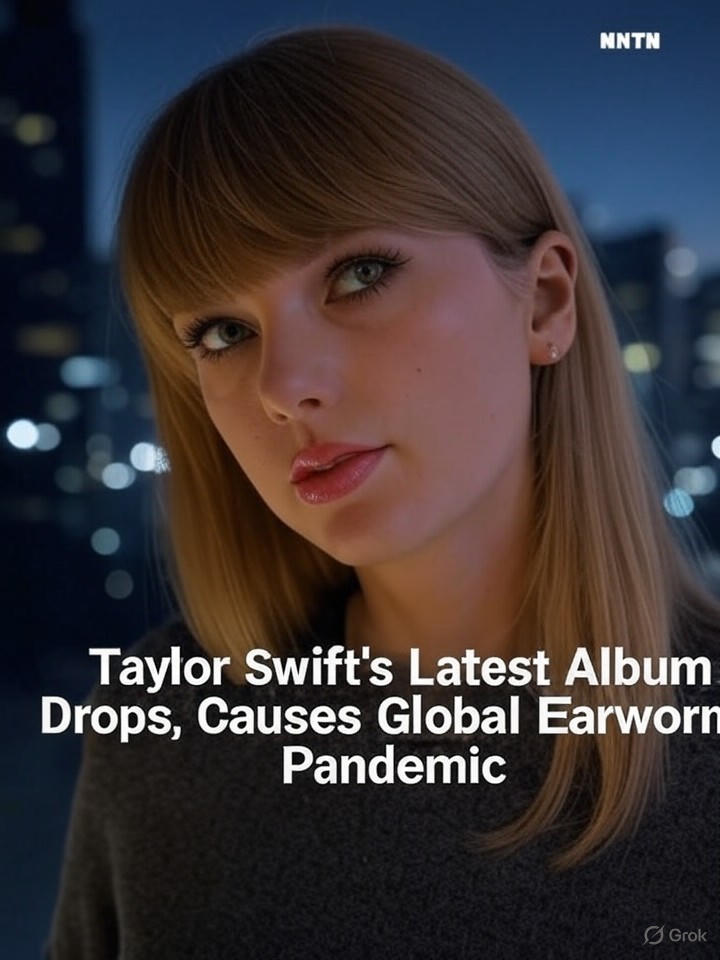 Image for Taylor Swift's Latest Album Drops, Causes Global Earworm Pandemic Image that is a representation of Taylor Swift's Latest Album Drops, Causes Global Earworm Pandemic