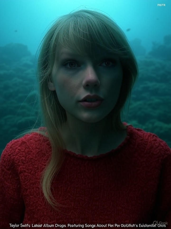 Image for Taylor Swift's Latest Album Drops, Featuring Songs About Her Pet Goldfish's Existential Crisis Image that is a representation of Taylor Swift's Latest Album Drops, Featuring Songs About Her Pet Goldfish's Existential Crisis