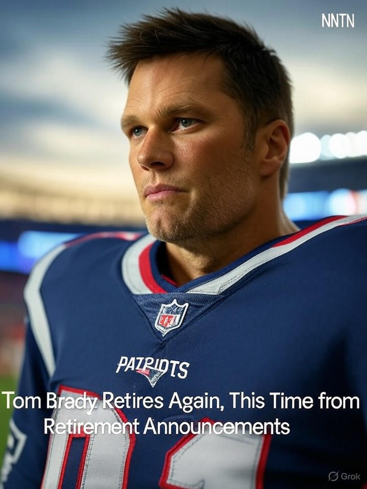 Image for Tom Brady Retires Again, This Time from Retirement Announcements Image that is a representation of Tom Brady Retires Again, This Time from Retirement Announcements