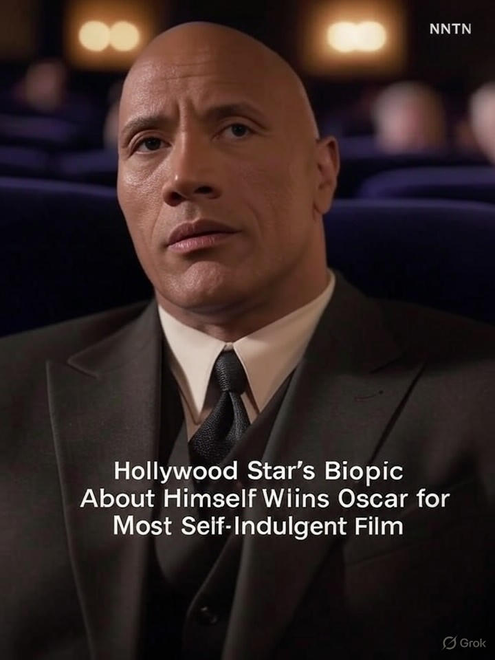 Image for Hollywood Star's Biopic About Himself Wins Oscar for Most Self-Indulgent Film Image that is a representation of Hollywood Star's Biopic About Himself Wins Oscar for Most Self-Indulgent Film