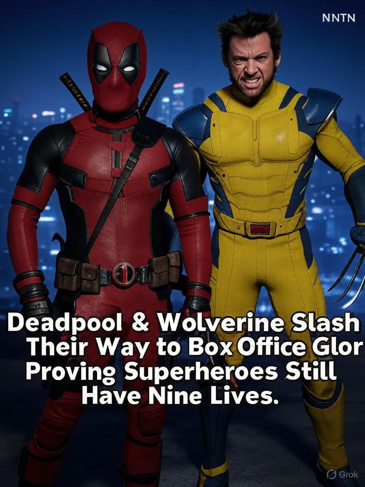 Image that is a representation of Deadpool & Wolverine Slash Their Way to Box Office Glory, Proving Superheroes Still Have Nine Lives