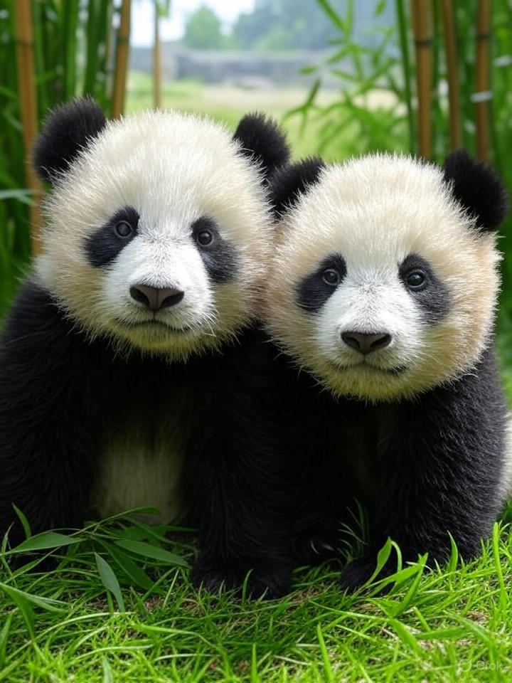 Image that is a representation of Panda Twins Born in Zoo, Immediately Demand Bamboo Royalties and Better PR Than Their Famous Cousins
