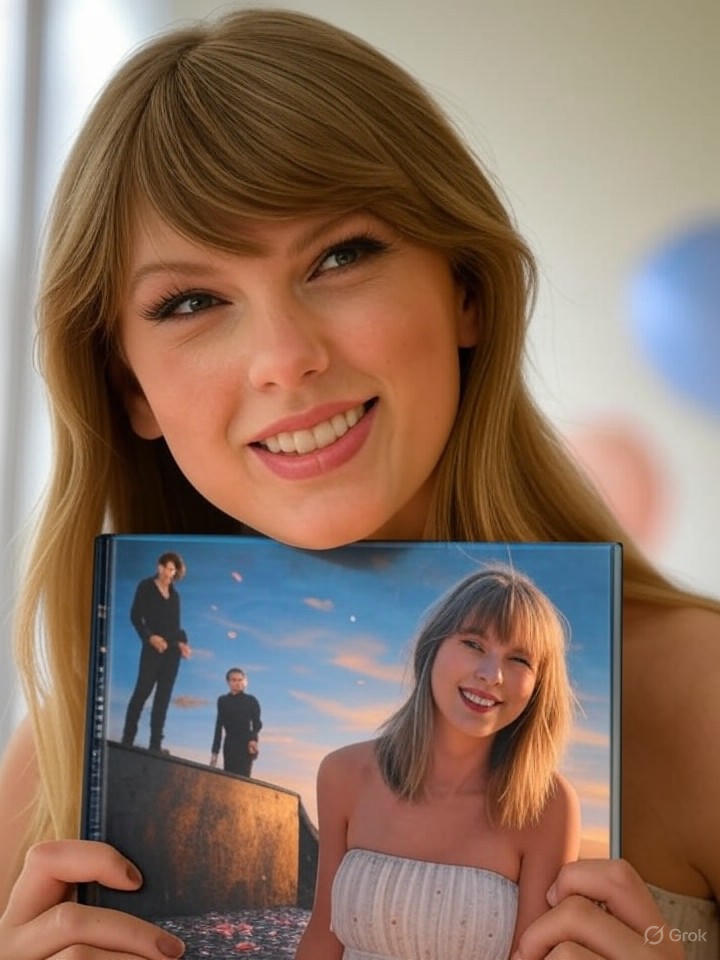Image that is a representation of Taylor Swift's New Album Drops, World Economy Boosted by Fan Frenzy Alone