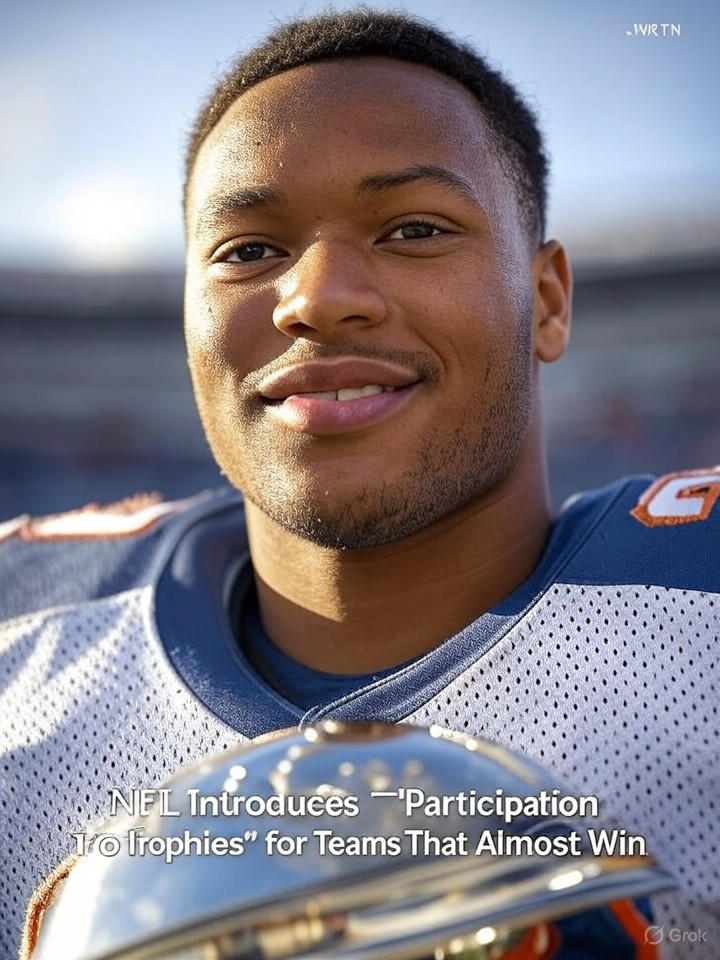 Image that is a representation of NFL Introduces 'Participation Trophies' for Teams That Almost Win