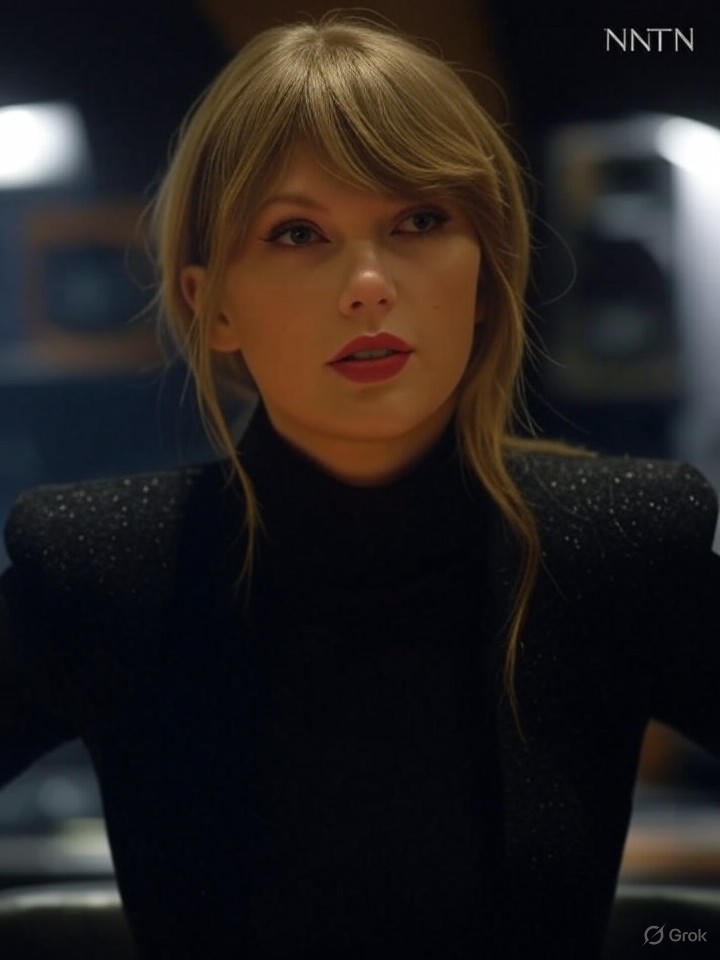 Image that is a representation of Taylor Swift's Latest Album Drops, Featuring Duets with AI Versions of Ex-Boyfriends