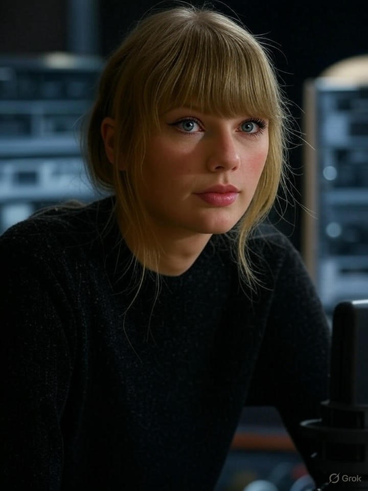 Image that is a representation of Taylor Swift's Latest Album Drops, Featuring Duets with AI Versions of Ex-Boyfriends