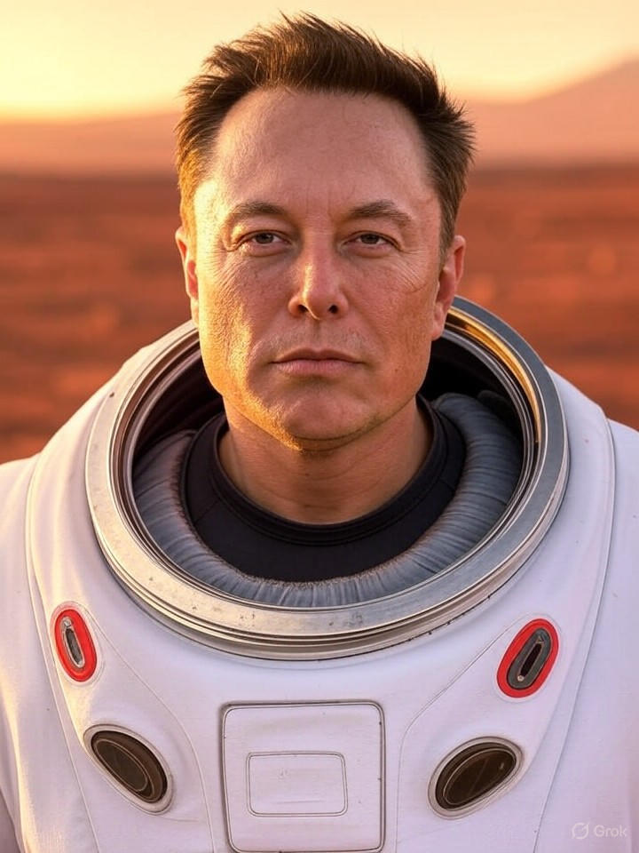 Image that is a representation of Elon Musk Declares Himself Czar of Mars, Demands Earth Pay Tribute in Memes